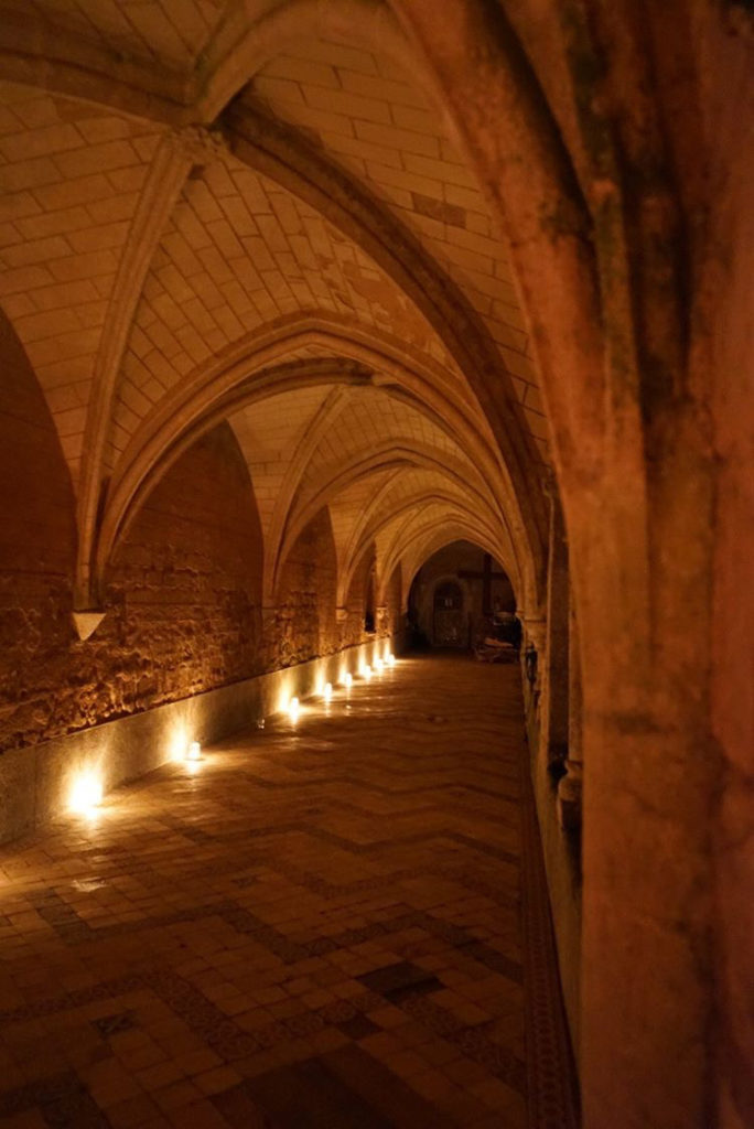 le cloître de Bonnevaux